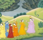 Gopis in Vrindavana
