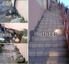 The Stairs outside Software Technology Park(STPI) building block ( Before and After) - Himachal Watcher, how to use eSamadhan, Shimla News, Himachal Pradesh News, Activism