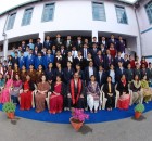BCS 2012 Slater Debates participants with headmaster Robinson and staff