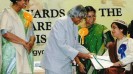 Sanjana Goyal Receiving the National Award