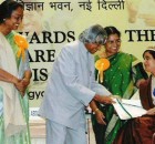 Sanjana Goyal Receiving the National Award