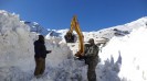 Snow clearing operations atop Rohtang Pass; Photo - Sanjay Dutta