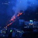 A summer blaze in Shimla city forest
