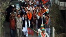 BJP municipal election road show