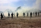Final assault by soldiers
