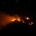 Summer fires in pine forests around Shimla airport