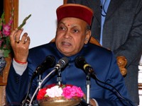 Chief minister Dhumal interacting with the media after returning from Israel