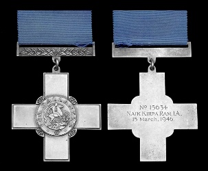 Gorge Cross Medal of Naik Kirpa Ram