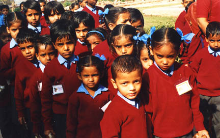 Delhi School Kids