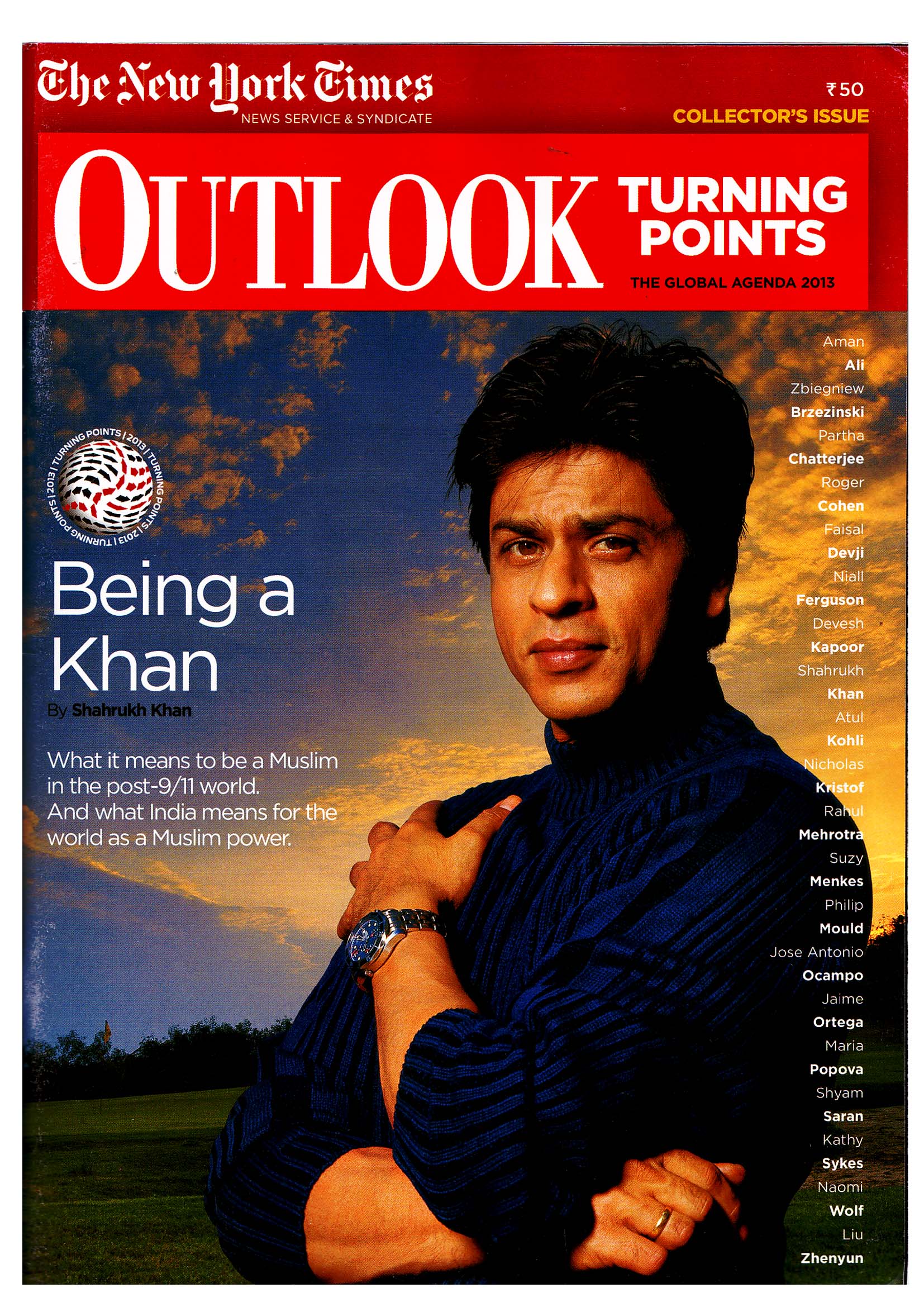 2013 SRK OUTLOOK MAGAZINE  COVER PAGE