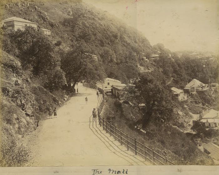 The Mall at Mussoorie in 1890's