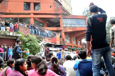 Students protest after clash at Himachal Unversity