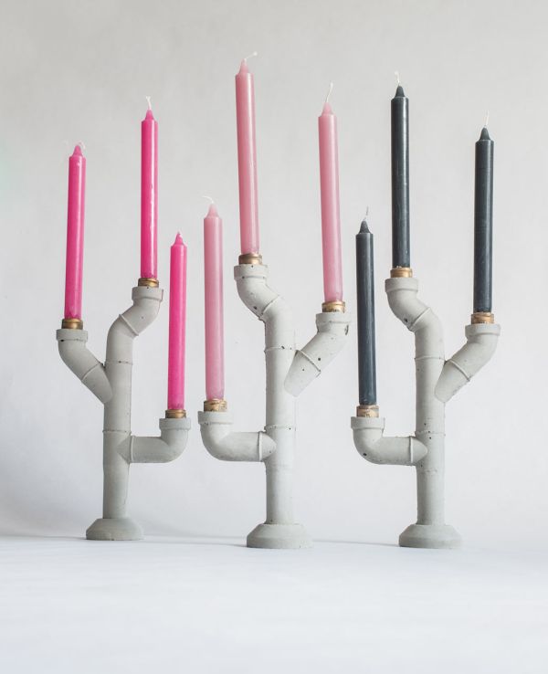 Plumbing pipes for candle holders_1