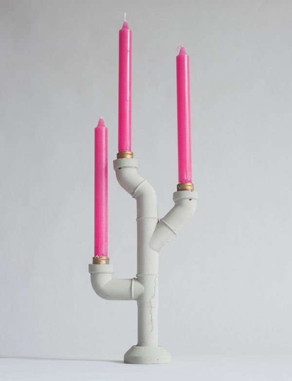 Plumbing pipes for candle holders_6