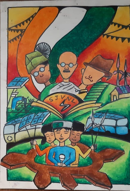 Arpita Thakur, Arushi Attri Win Himachal Energy Conservation School Painting  Competition - Hill Post